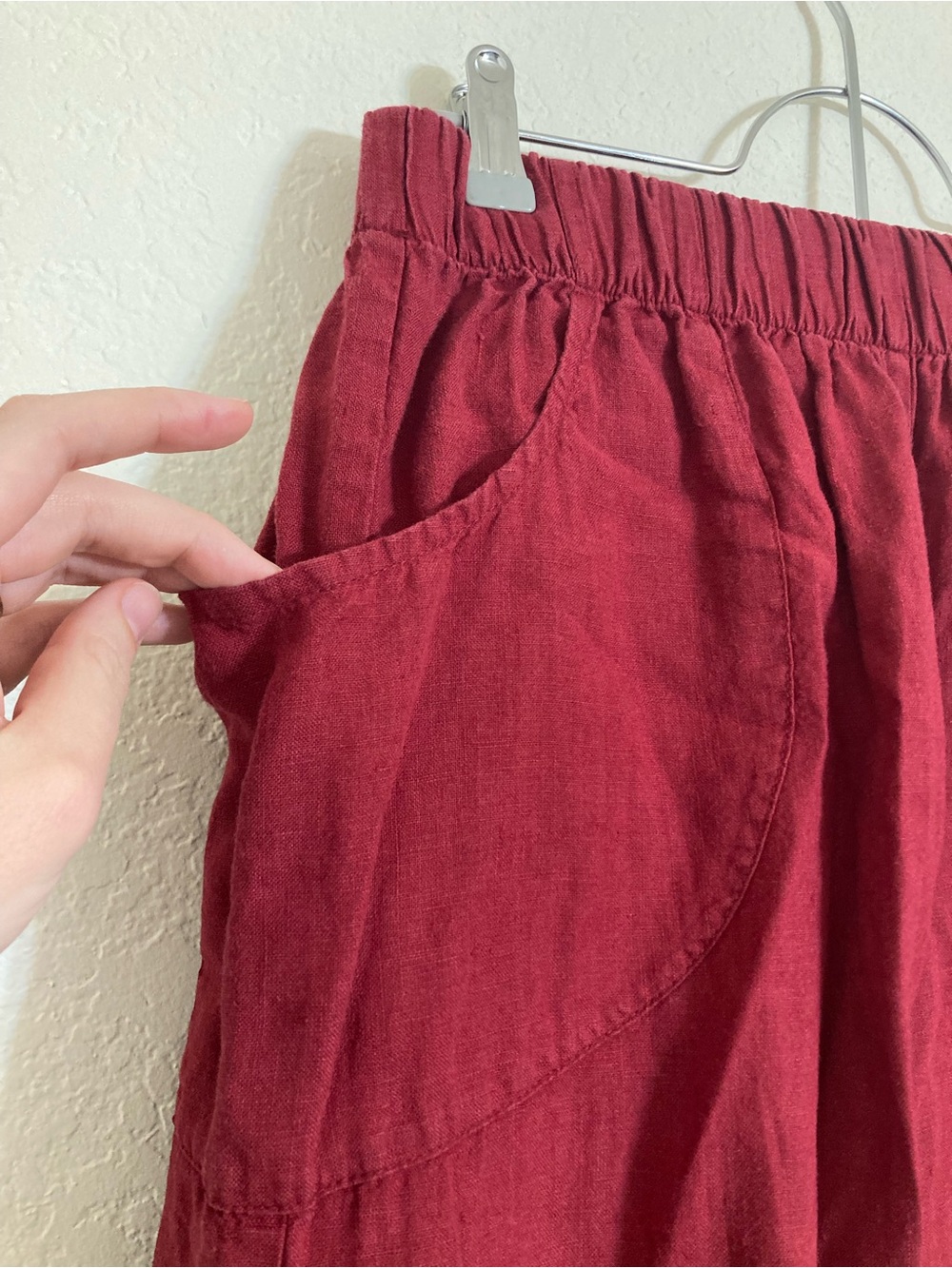 Flax linen parachute pants small - Picture 2 of 11